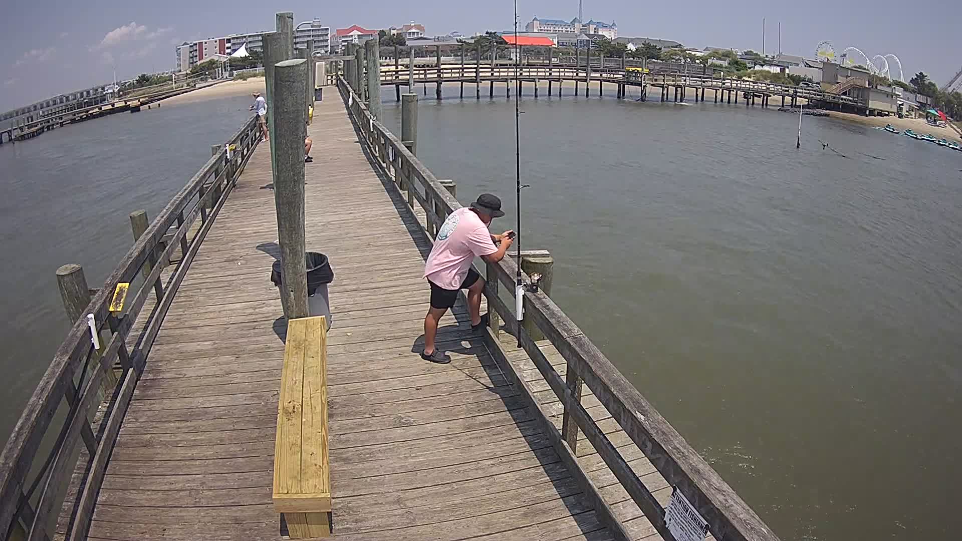 Oceanic Fishing Pier Looking North towards town