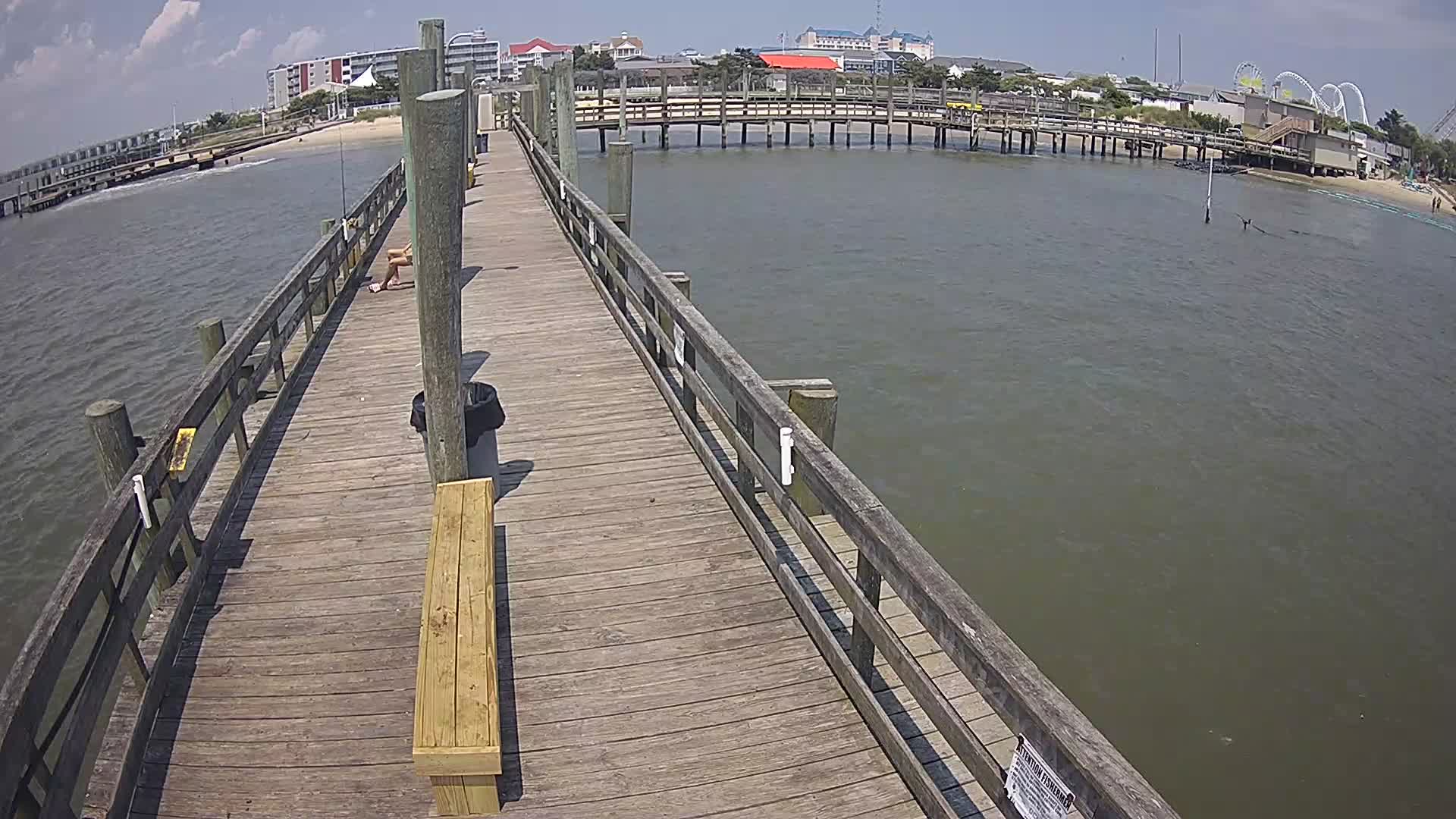 Oceanic Fishing Pier Looking North towards town