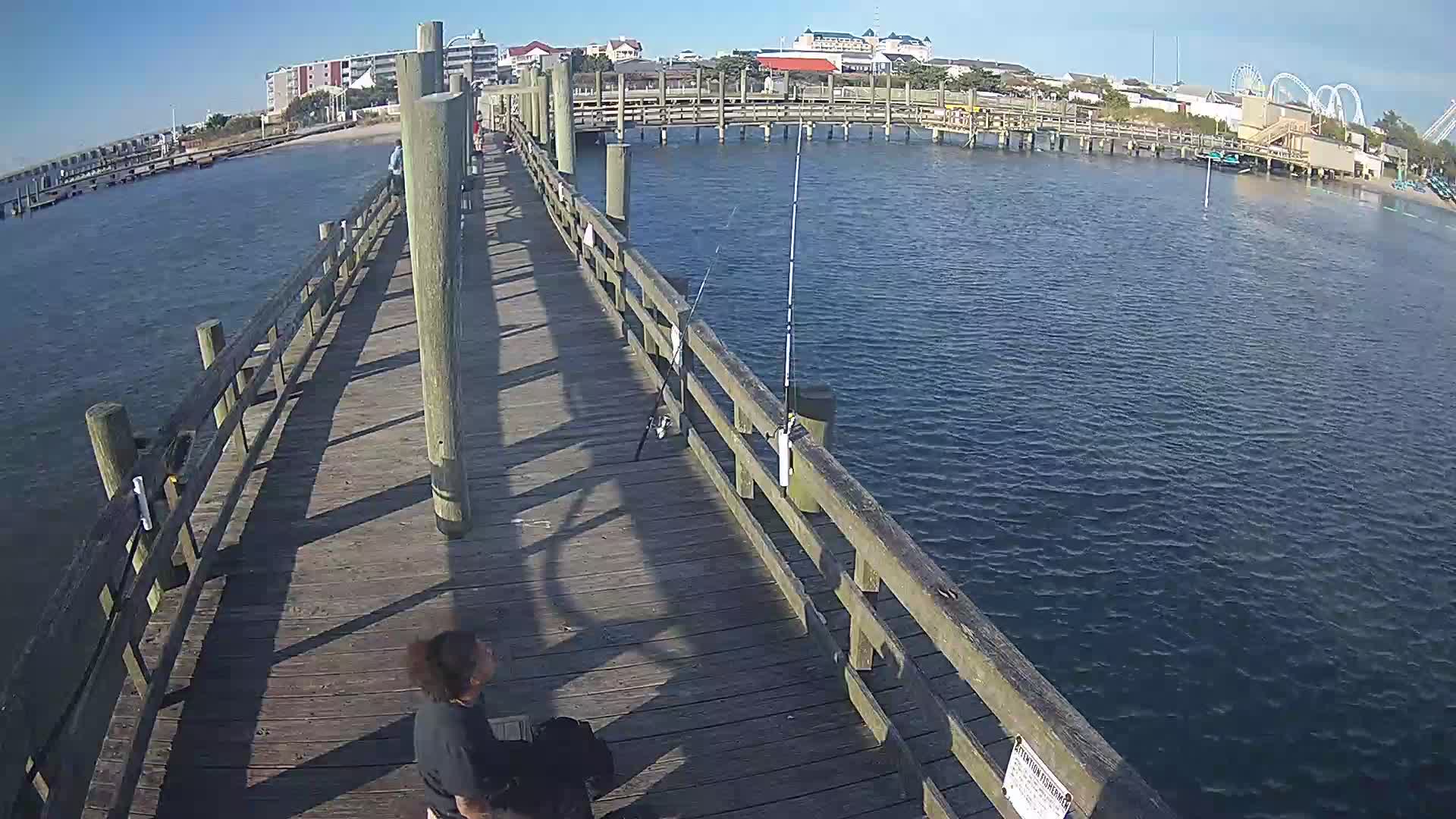 Oceanic Fishing Pier Looking North towards town