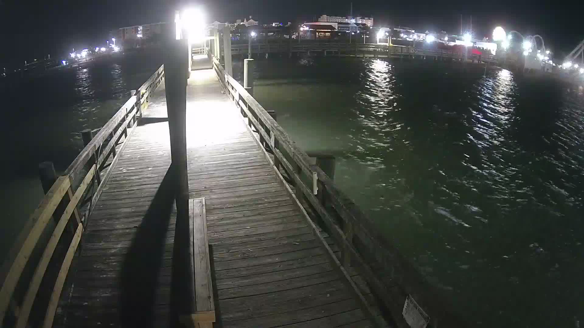 Oceanic Fishing Pier Looking North towards town
