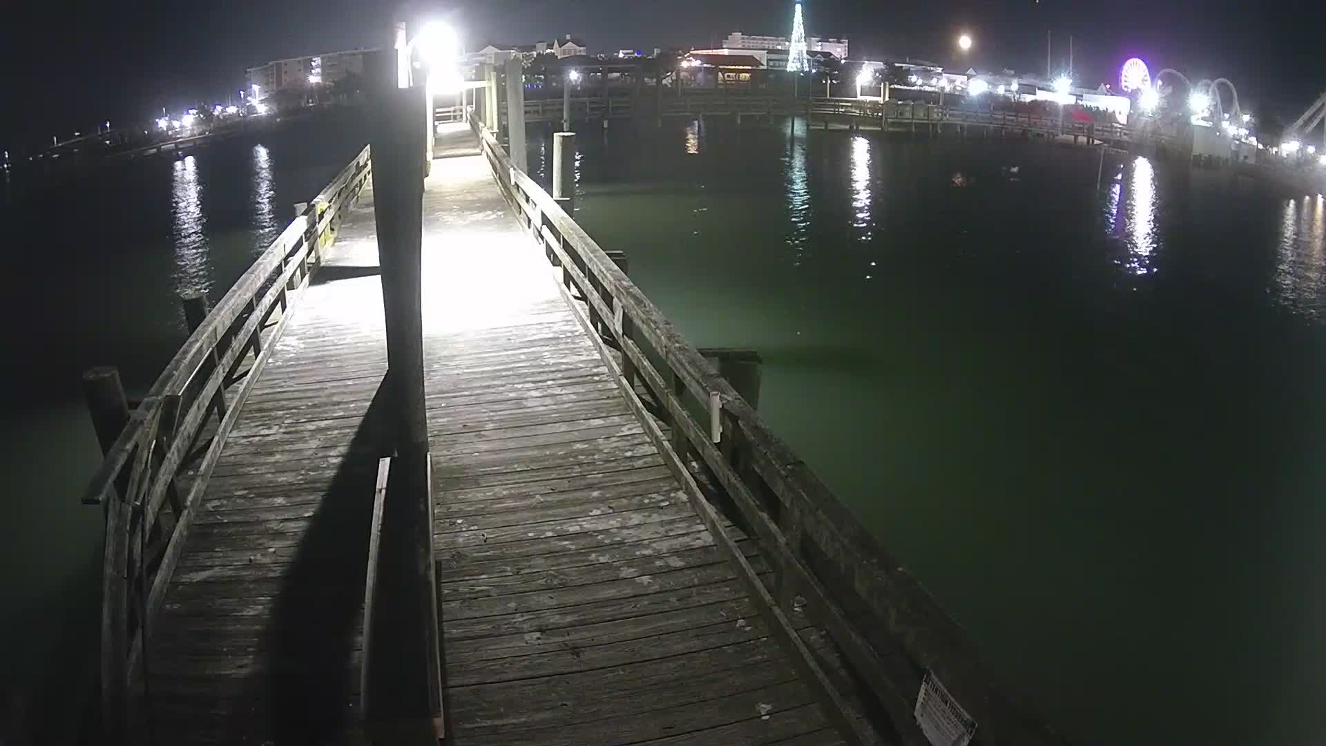 Oceanic Fishing Pier Looking North towards town