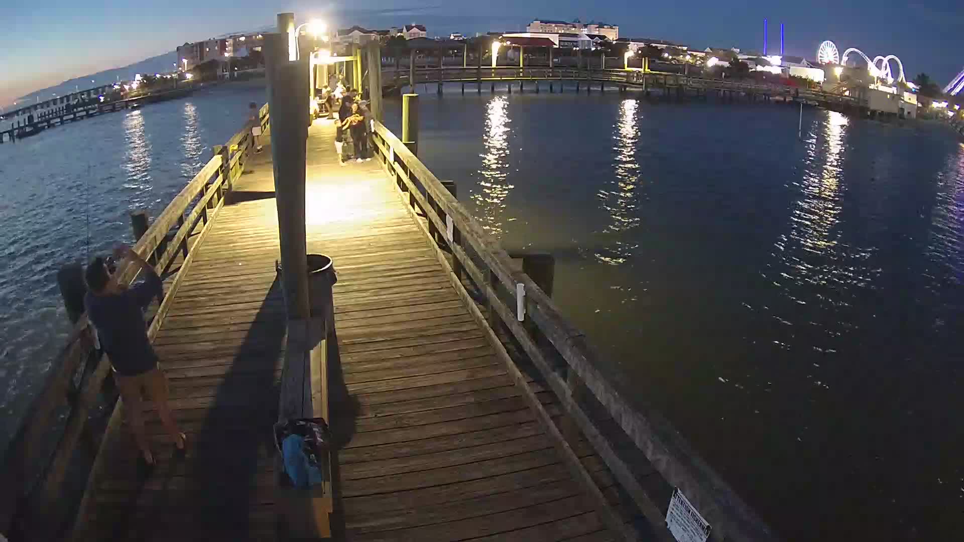 Oceanic Fishing Pier Looking North towards town