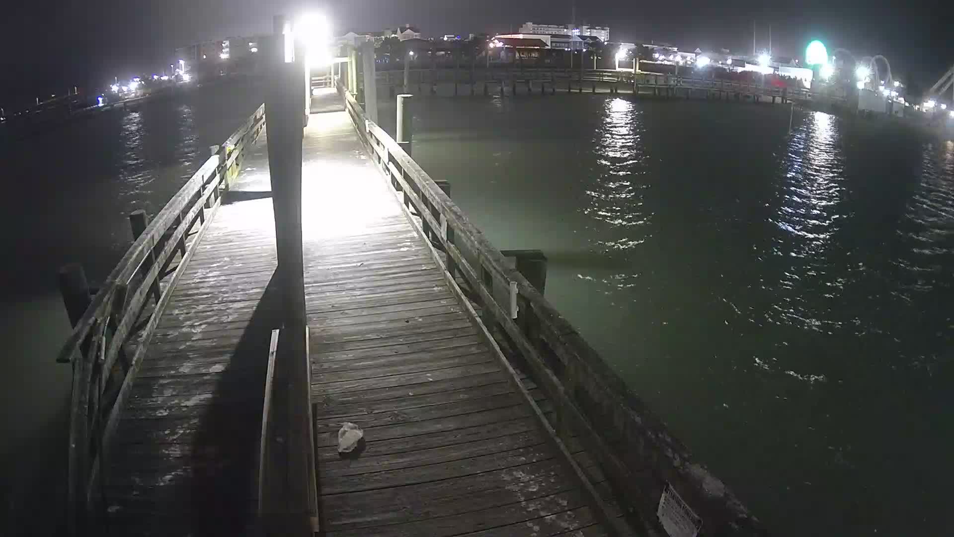Oceanic Fishing Pier Looking North towards town