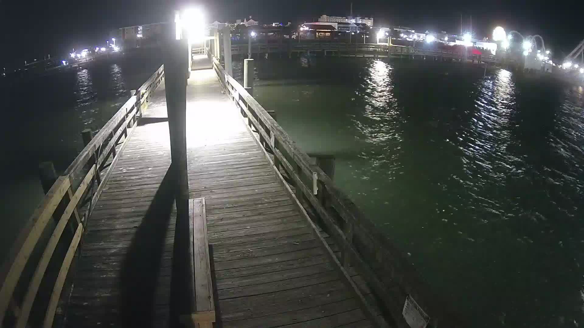 Oceanic Fishing Pier Looking North towards town