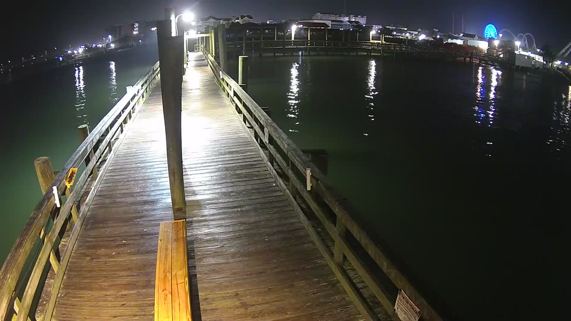 Oceanic Fishing Pier Looking North towards town