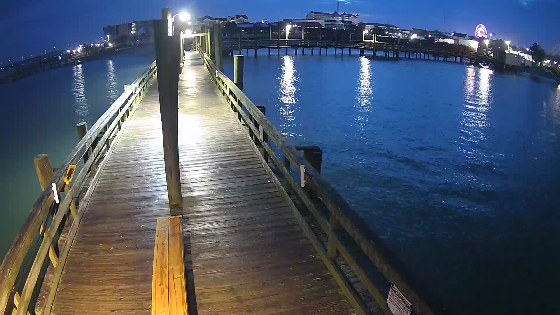 Oceanic Fishing Pier Looking North towards town