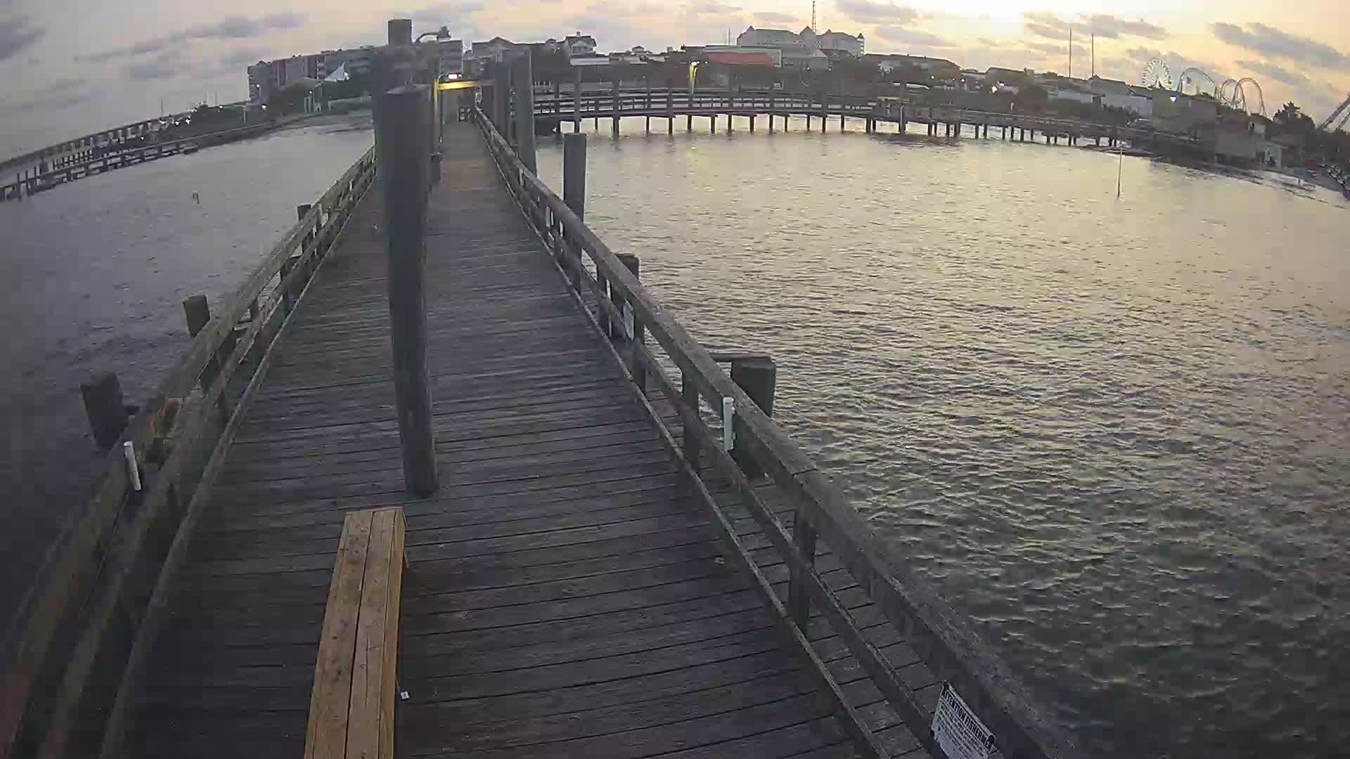 Oceanic Fishing Pier Looking North towards town