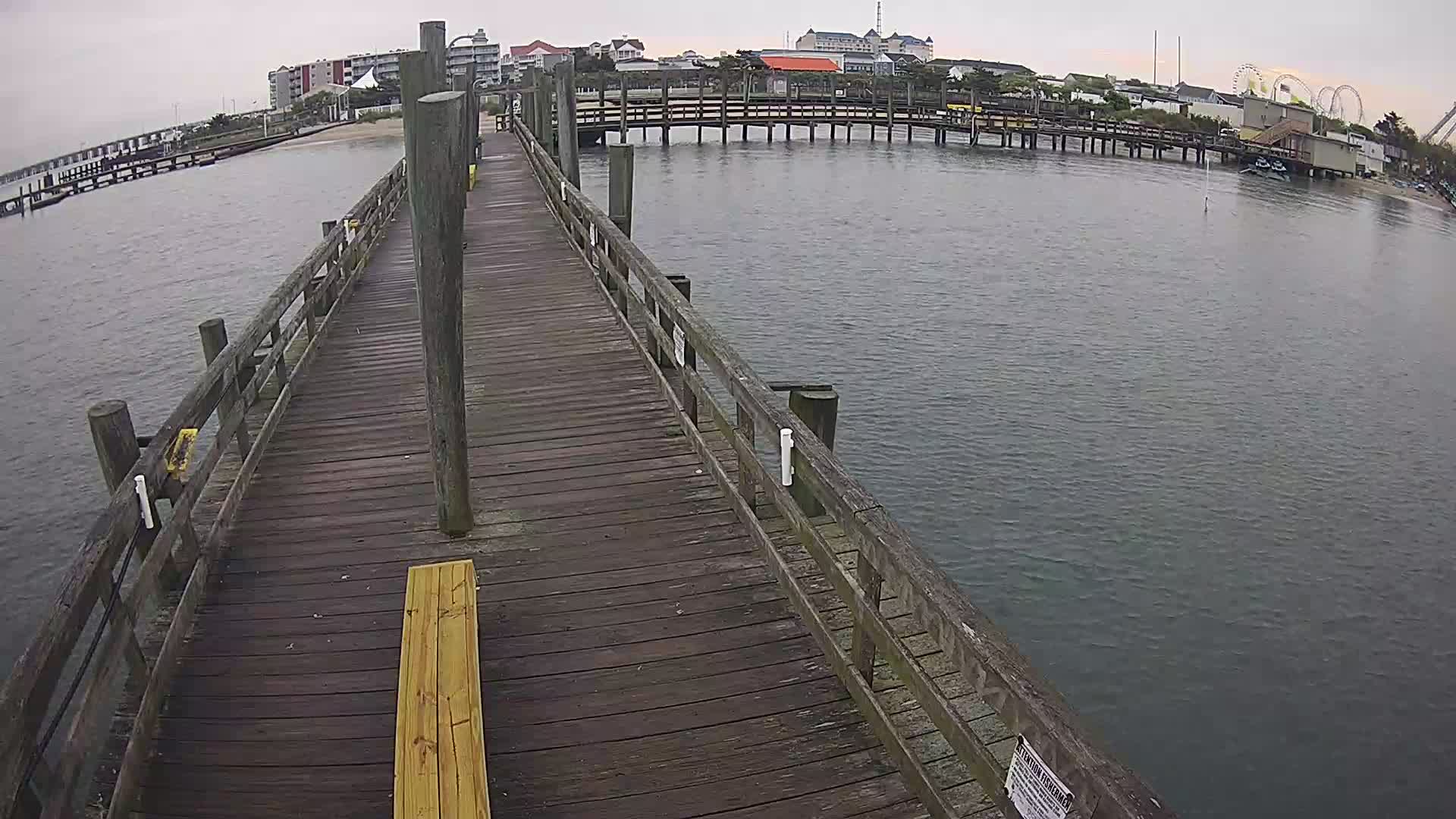 Oceanic Fishing Pier Looking North towards town