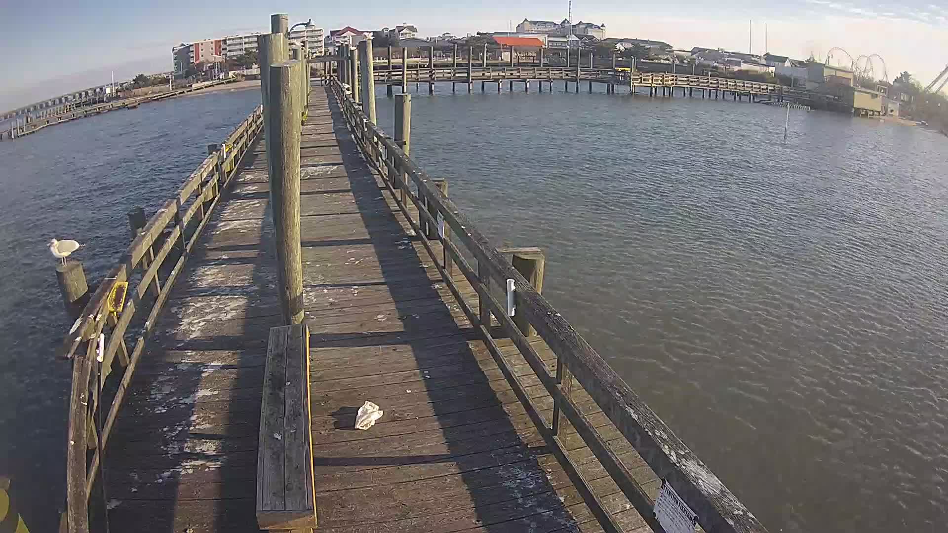 Oceanic Fishing Pier Looking North towards town