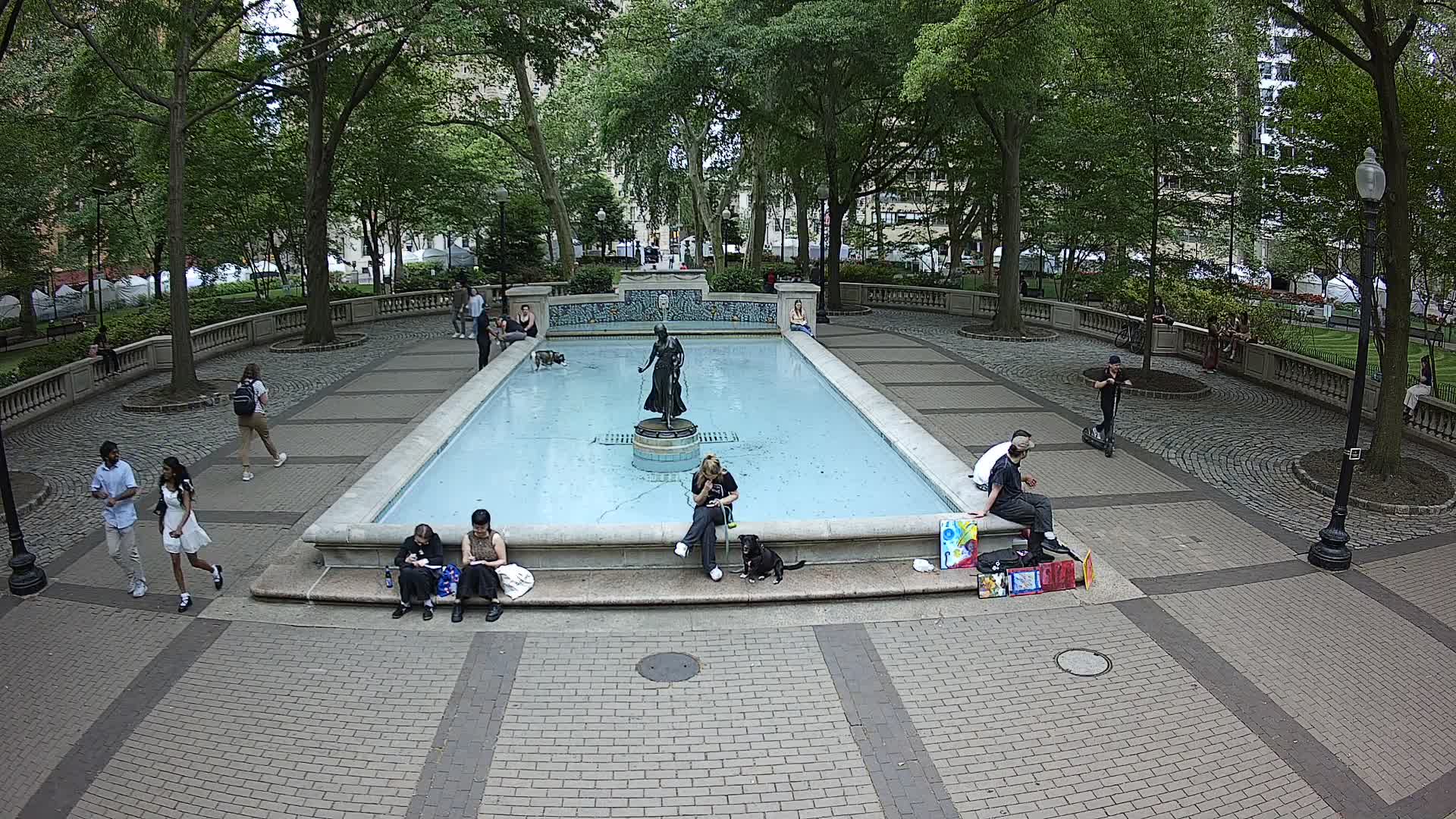 Rittenhouse Square Fountain Cam
