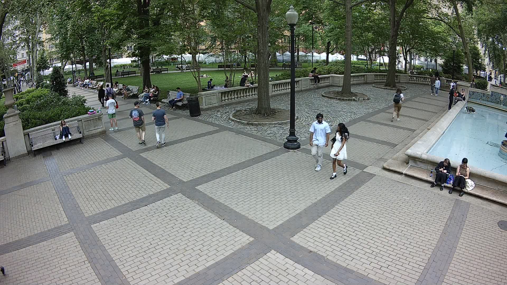 Rittenhouse Square looking Northeast