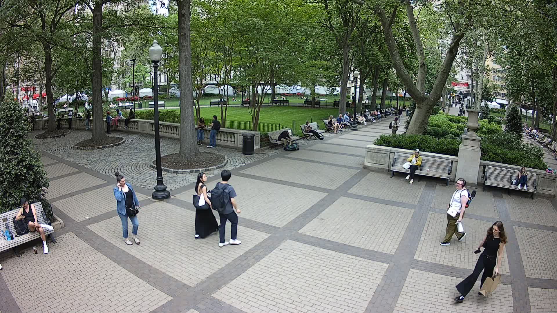 Rittenhouse Square looking Northwest
