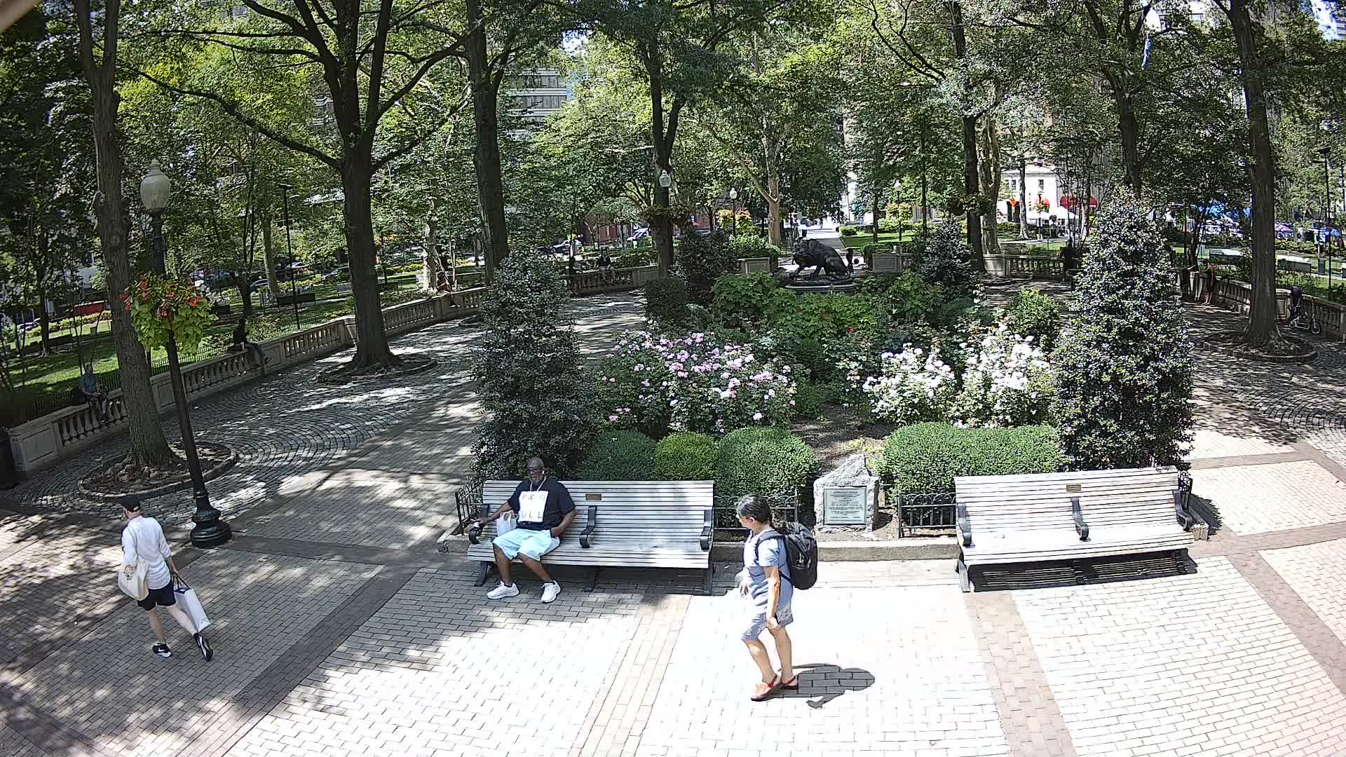 Rittenhouse Square looking North