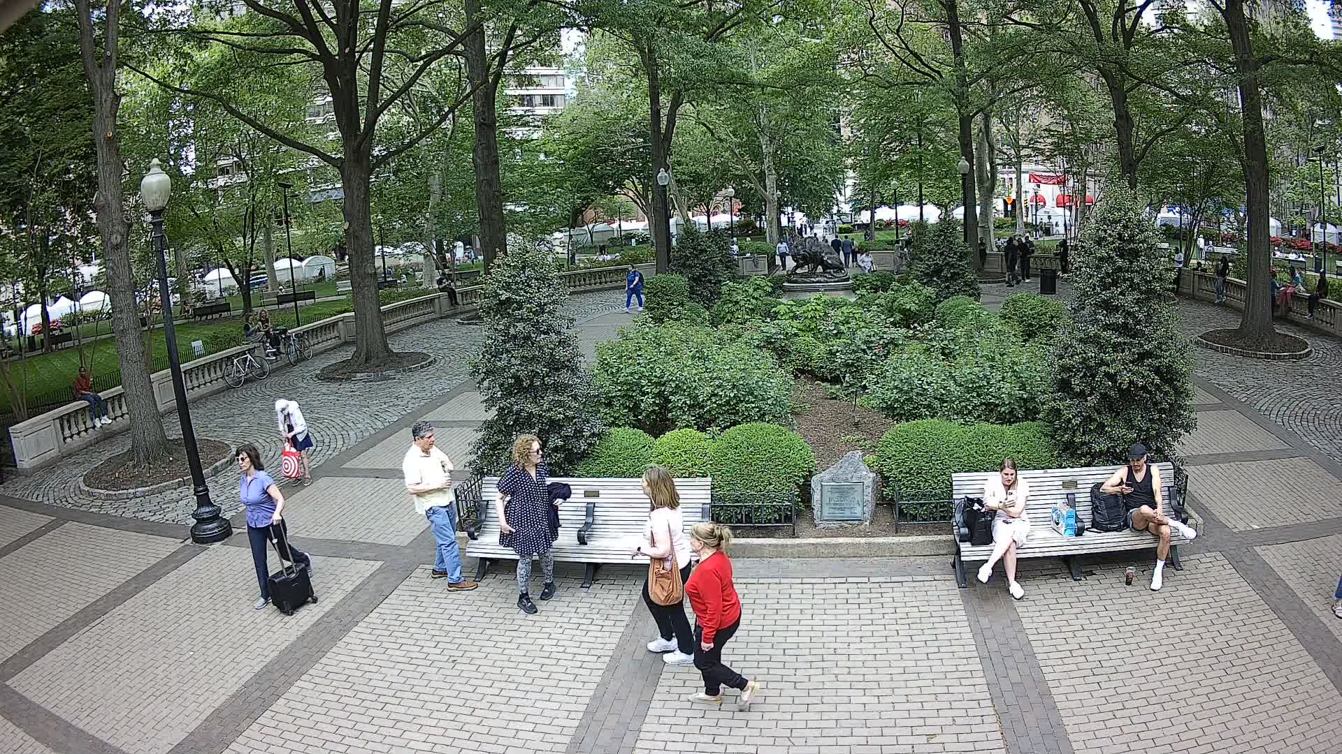 Rittenhouse Square looking North