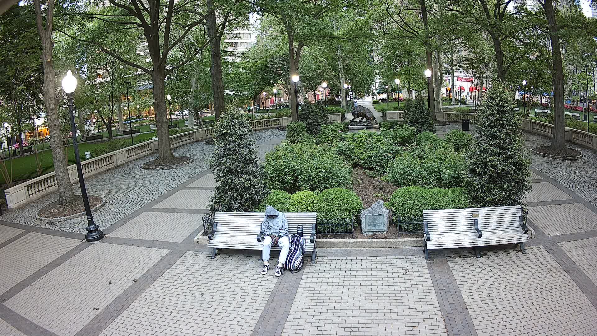 Rittenhouse Square looking North