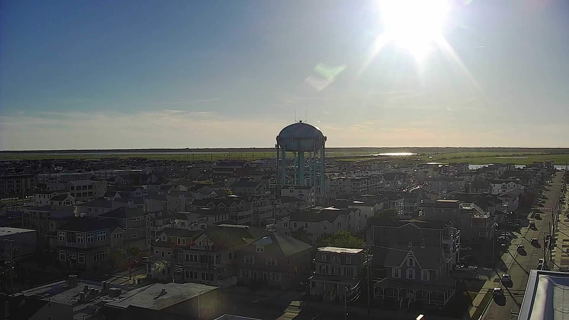 Spinnaker  PTZ Cam Looking Southwest - City Skyline View