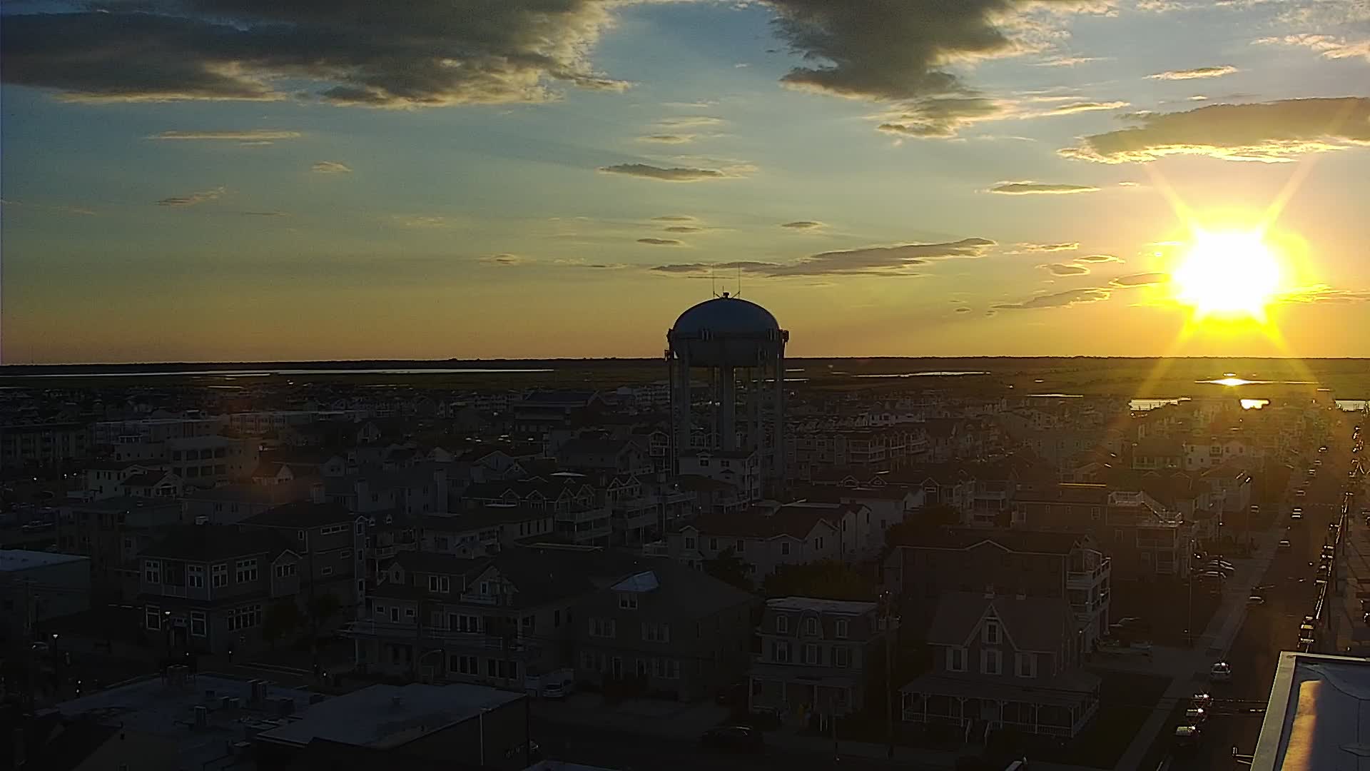 Spinnaker  PTZ Cam Looking Southwest - City Skyline View