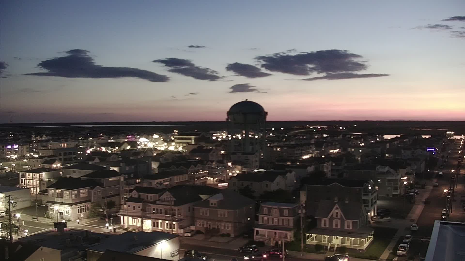 Spinnaker  PTZ Cam Looking Southwest - City Skyline View