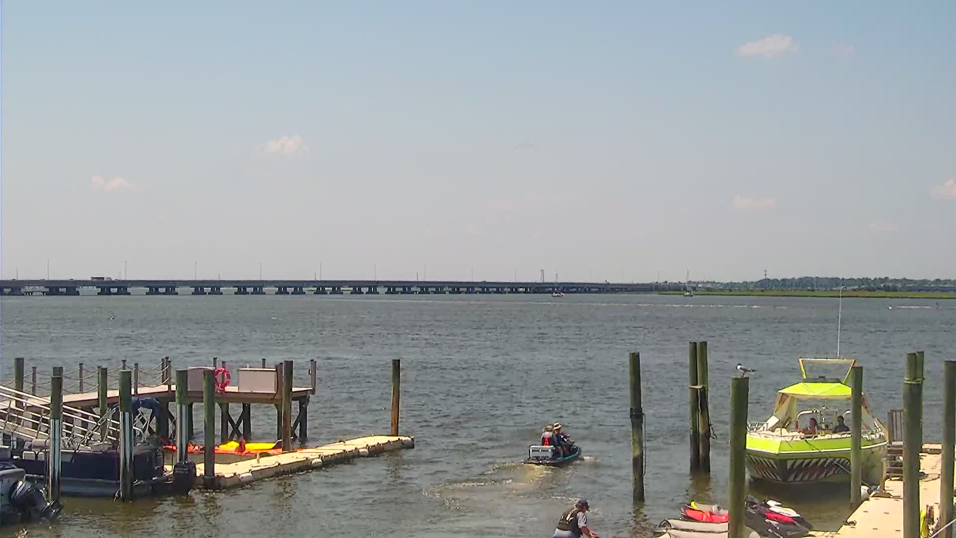 Wet and Wild - Jet Skis and Boat Docks Pano Cam